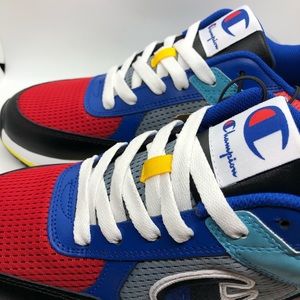 Champion Mens 93Eighteen SP Block Sneaker Black/Multi Men’s Size 10.5